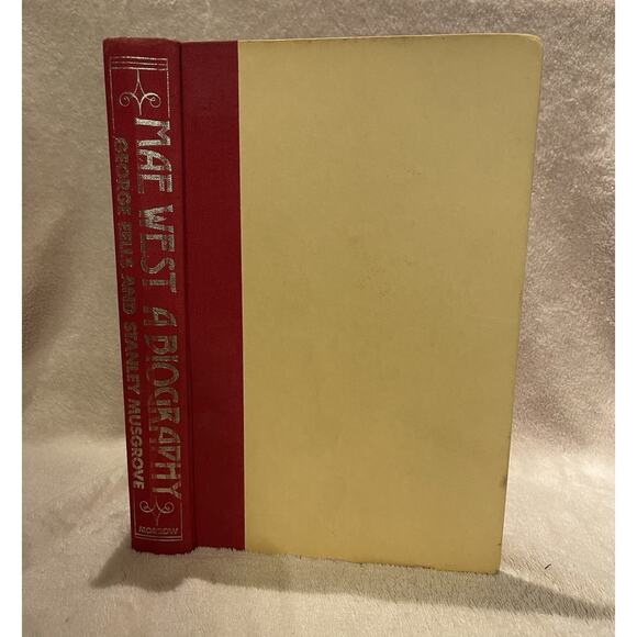 Mae West A Biography By George Eells Hardcover First Edition HCDJ Vintage - Picture 4 of 12